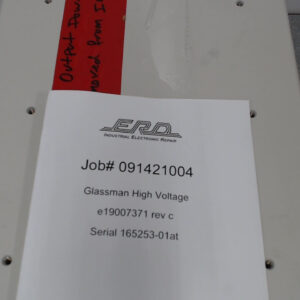 Glassman High Voltage e19007371 rev c