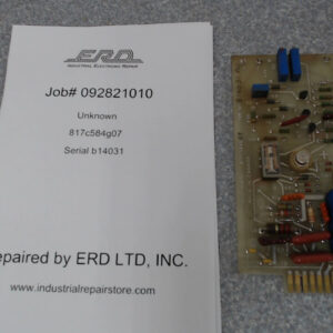 Unknown 817c584g07 Servo Amplifier