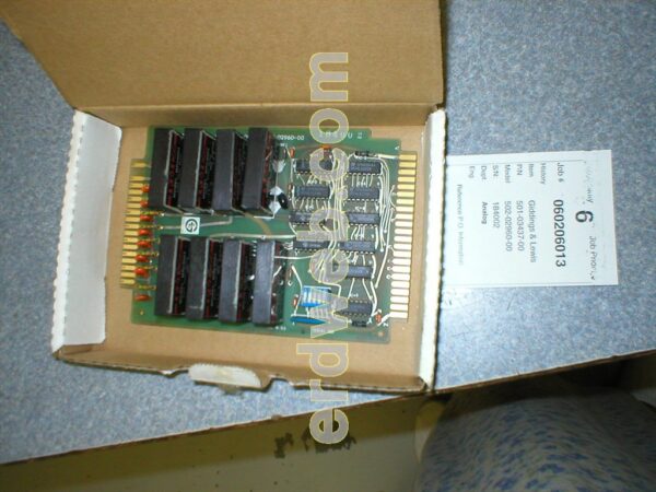 Giddings and Lewis 501-03437-00