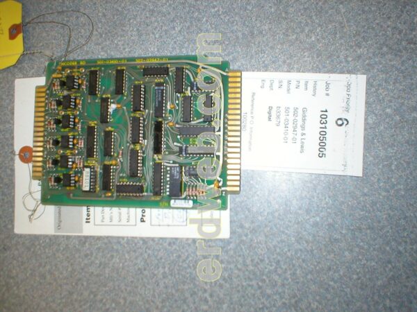 Giddings and Lewis 502-02947-01