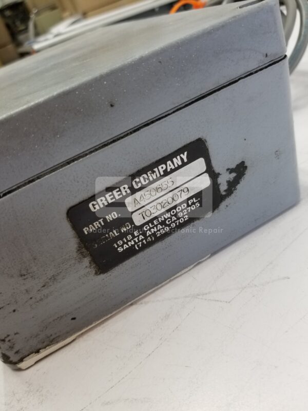 Greer Company a450655 crane control unit