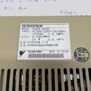 Yaskawa SGDA-A5VP Servo Drive