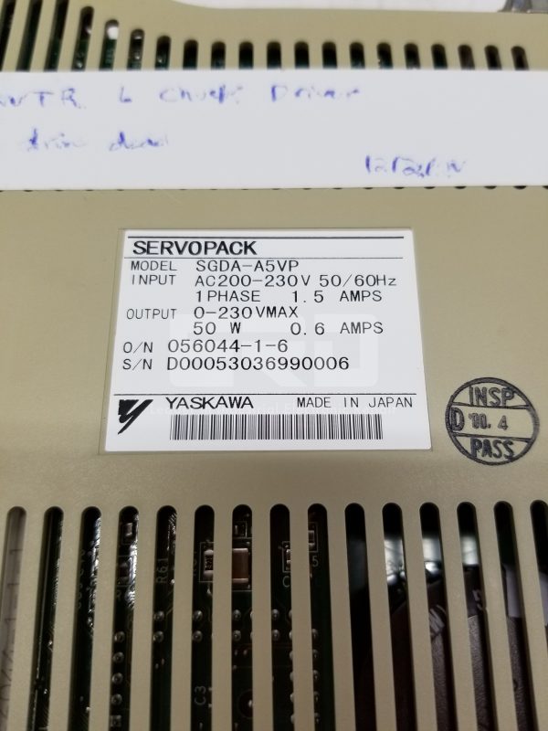 Yaskawa SGDA-A5VP Servo Drive