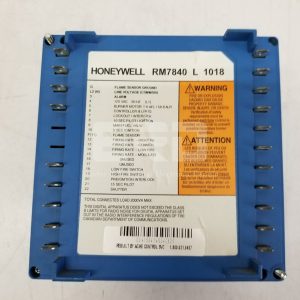 Honeywell rm7840-l-1018 burner control w amp