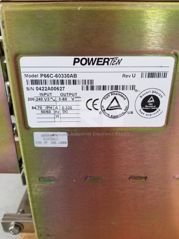 Power Ten P66C-60330AB Rev U