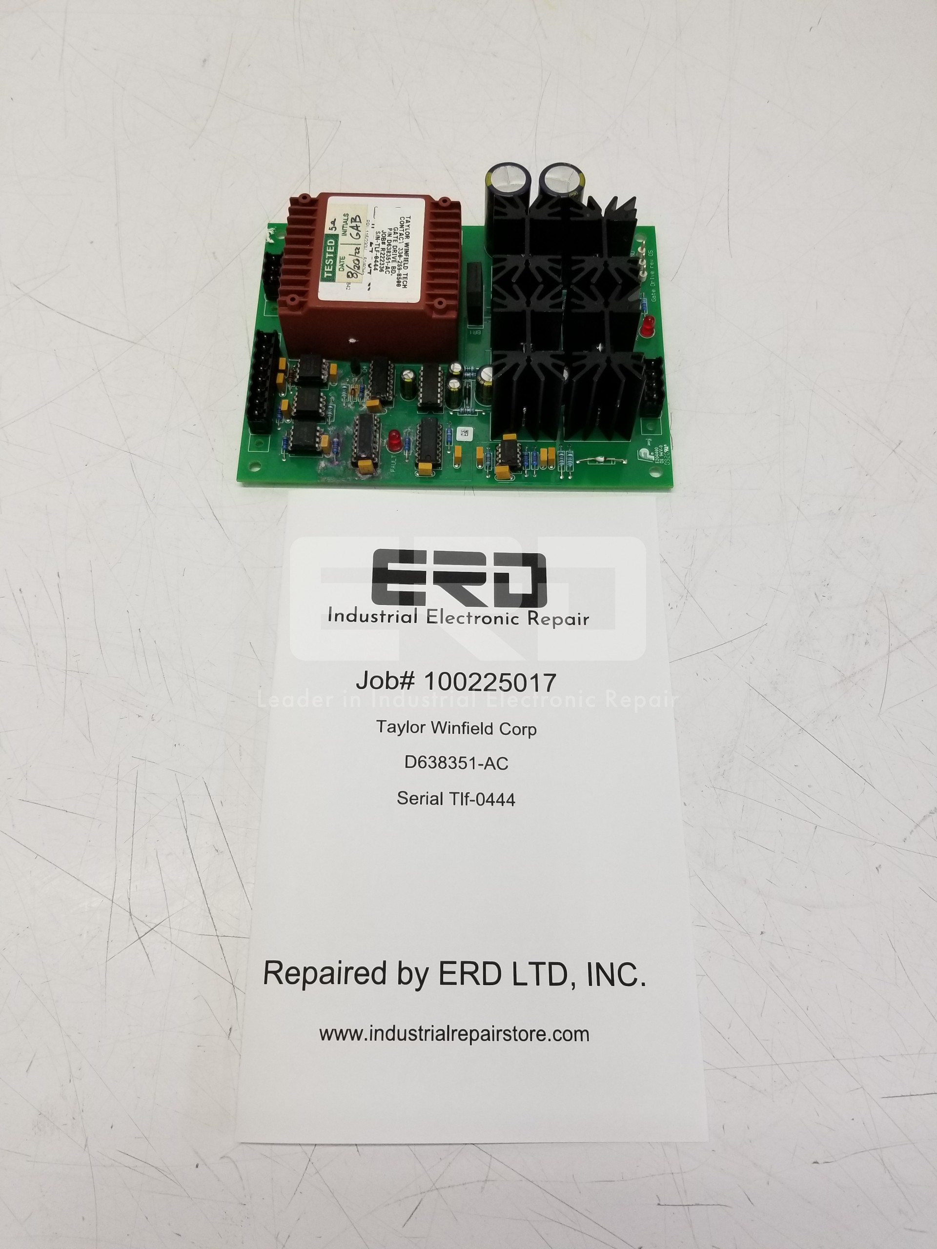 Taylor Winfield Corp D638351-AC