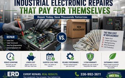 Industrial Electronic Repairs That Pay for Themselves: Why Repair Is Often the Smartest Investment in Your Maintenance Budget