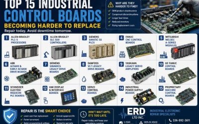 Top 15 Industrial Control Boards Becoming Harder to Replace: Why Repair Is Now the Strategic Choice